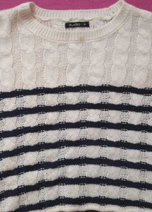Striped Knit Sweater