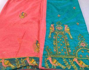Elegant Embroidered Saree Sale New