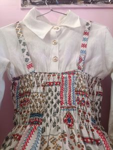 Boho-Chic Shirred Suspender Top