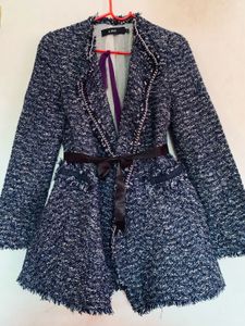 Chic Tweed Style Coat