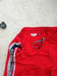 Jack &amp; Jones Red Athletic Shorts