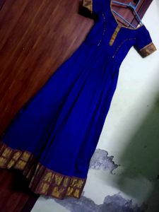New Silk Anarkali with Dupatta 🎉🎉💙