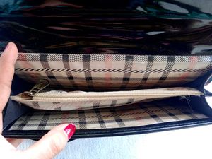 Black Patent Leather Shoulder Bag