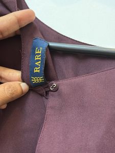 Burgundy Long Sleeve Top