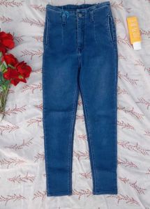 High Waisted Denim Jeans