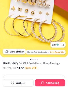 Western 9 Pair Combo Earings Set 😍✨