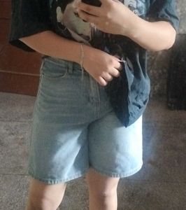 Denim jorts