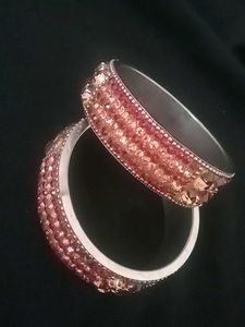 Sparkling Crystal Bangle Set