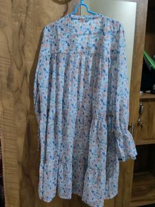 Floral Print Dress With Inner