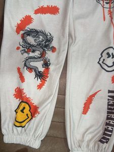 Graphic Print Sweatpants