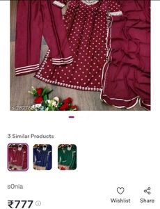 beautiful party wear naira cut kurti pant Dupatta