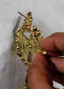 Vintage Rhinestone Statement Earrings