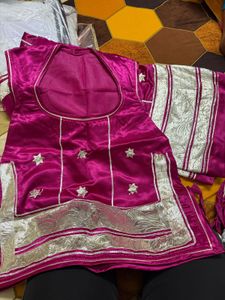 RAJPUTI POSHAK WITH BROAD BORDER LAFA WORK