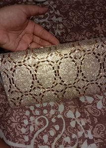 Sparkly Gold Clutch