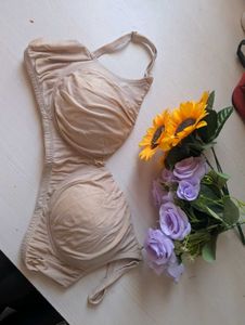 Comfortable Beige Bra