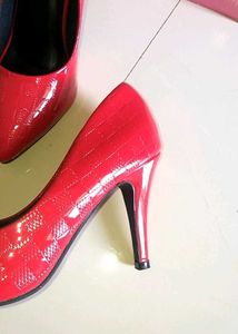 Red Pencil Heels