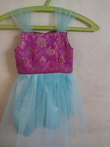 New Stitched party baby frock