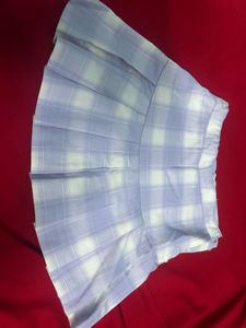 H&amp;M Plaid Pleated Skirt