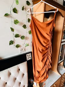 🔥 Drawstring Slip Dress