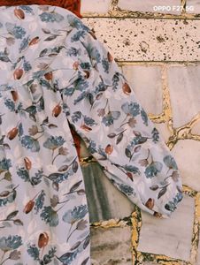 Imported Chiffon Floral Print Top