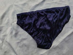 Navy Blue satin  Briefs