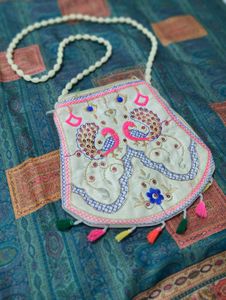 Embroidered Sling Bag