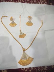 Gold plated Australian diamond Jewellery Set