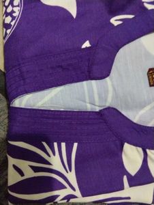 Floral Purple Kurta Set m size