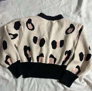 Leopard Print Cardigan