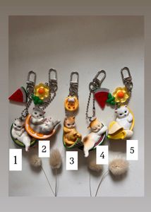 Fruit Cat Keychain ✨