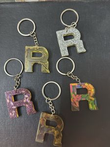 Letter 'R' Keychains (Set of 5)