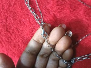 Layered Silver Chain