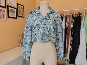 Floral Cropped Blouse