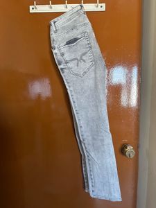 Roadster Gray Denim Skinny Jeans