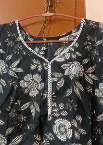 Black Short kurta