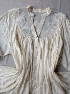 New Vintage Pinterest Embroidery Blouse