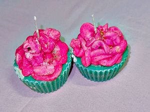 Watermelon Cupcake Candle✨