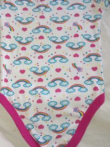 Rainbow Cloud Baby Onesie – Soft Cotton