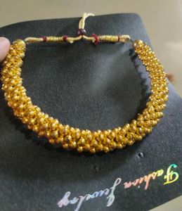 Golden Beaded Necklace