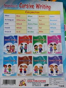 Brand New Cursive Writing English Books