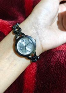 Women's Watch with Chain Link Band