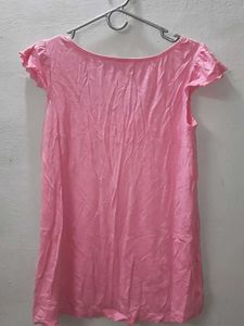 Pink Embroidered Top