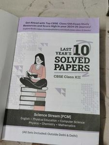 Last Year 10 Solved Paper ( Class 12)