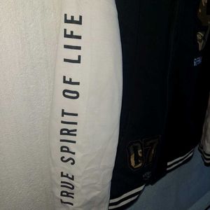 💥Black men&#39;s Varsity basJacket