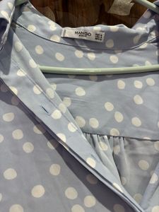Mango Polka Dot Blouse