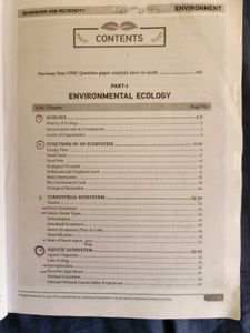 Shankar IAS Environment Book