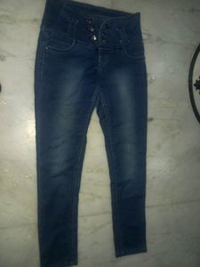 Dark Blue Denim Jeans