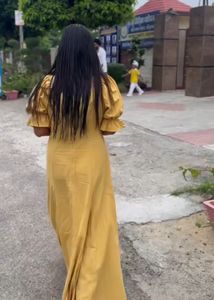Mustard Beautiful Maxi dress