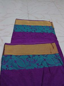 Beatiful Saree With Jeri Border