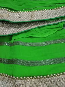 Green Saree